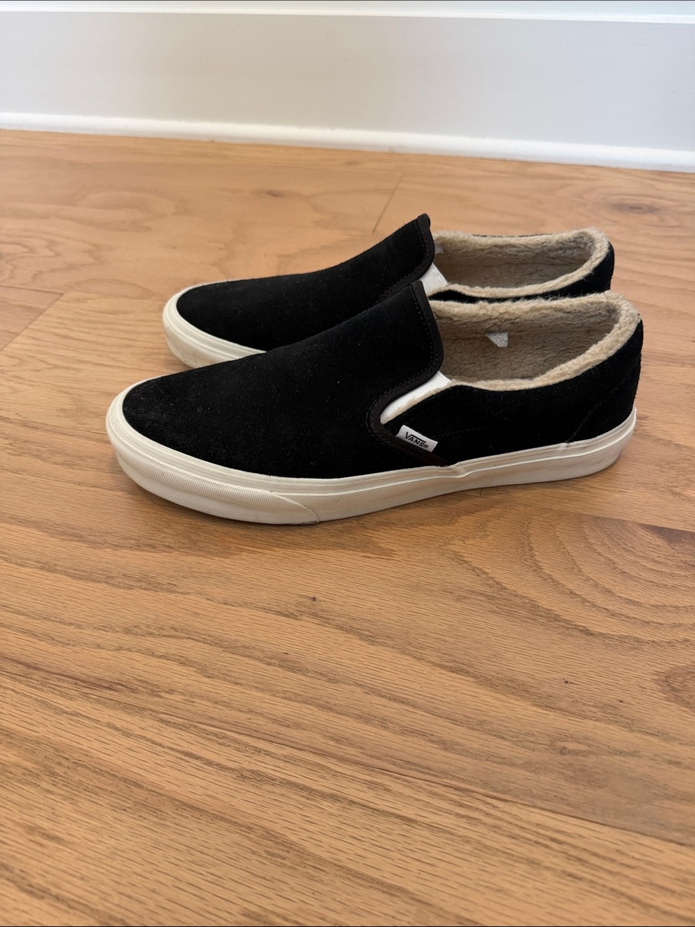Vans Black Suede Slip-On